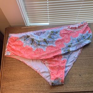 5X Rose Girl Bathing Suit Bottoms